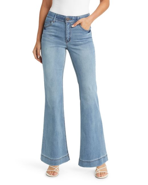 Wit & Wisdom Blue 'ab'solution High Waist Flare Jeans