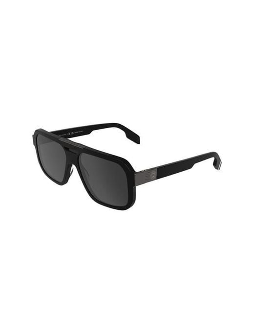 Canada Goose Black 59Mm Modified Rectangular Sunglasses for men