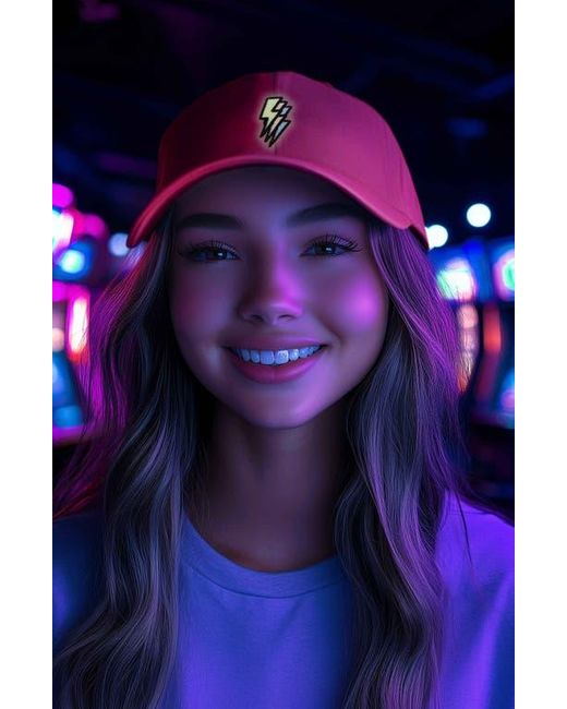 Alix Pink Lightning Cap for men