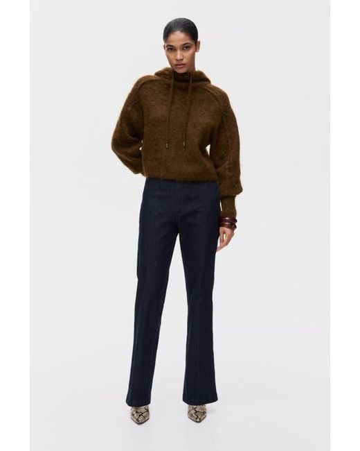H&M Blue Flared High Jeans