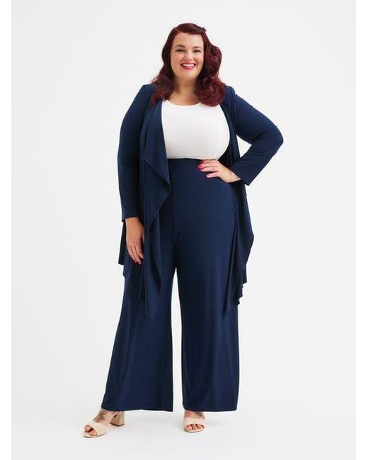 Scarlett & Jo Blue Waterfall Jacket