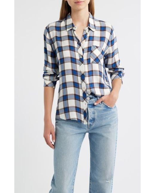 Rails Blue Hunter Plaid Button-Up Shirt