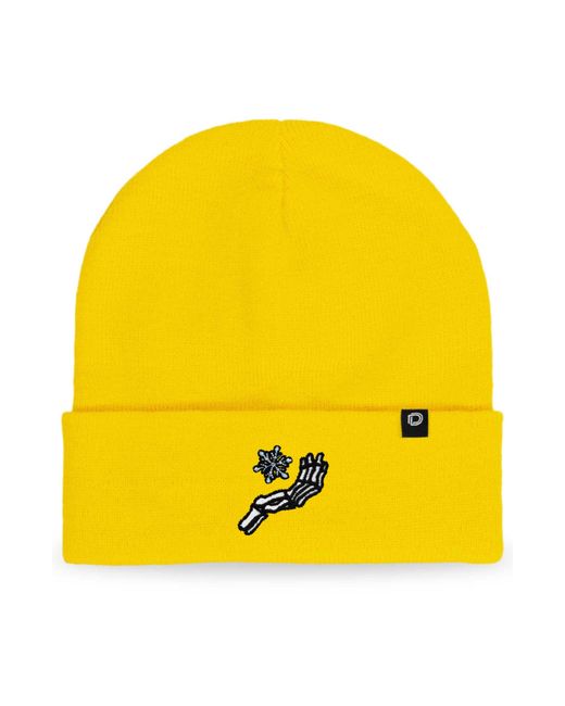 Alix Yellow Chill Touch Beanie for men