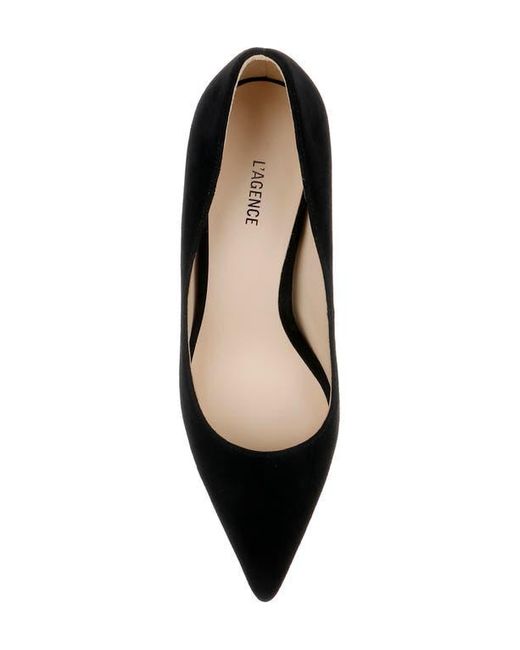 L'Agence Black Maelle Pointed Toe Pump