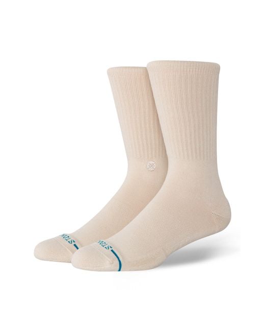 Stance Natural Icon Crew Socks for men