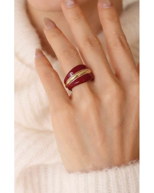 Retro Chic White Ostuni Ring