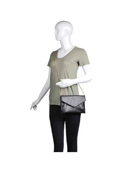 Moda Luxe Metallic Stylish Cara Clutch Bag For Chic Nights Out