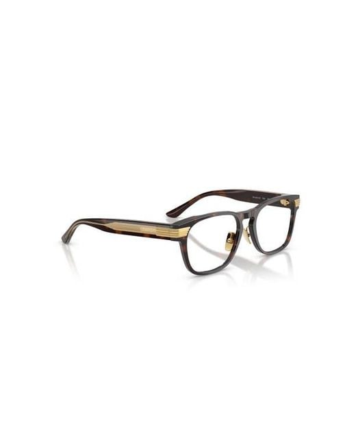 Ferrari Brown 52Mm Rectangle Optical Glasses for men