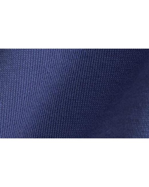 New Balance Blue French Terry Crop Zip Hoodie