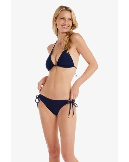 Helen Jon Blue String Bikini Top