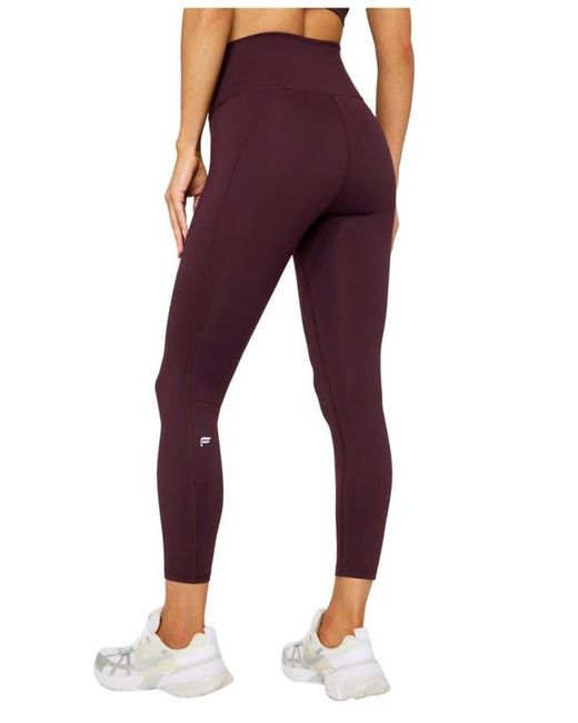Fabletics Purple Define Powerhold High-Waisted 7/8 Leggings