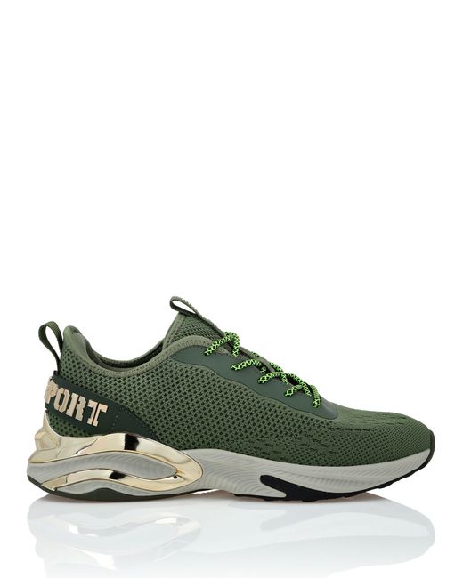 Philipp Plein Green Runner Ps Sneakers