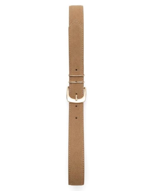 Mango Natural Suede Belt