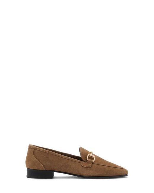 Mango Brown Moc Toe Loafer