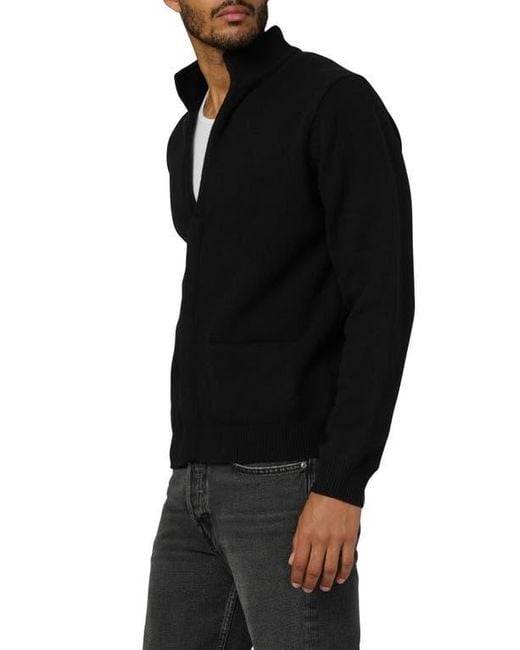 Joe's Jeans Black Modern Wool Cardigan for men