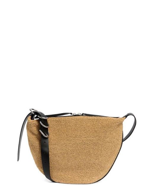 Rag & Bone Natural Medium Mercer Woven Straw Hobo Bag