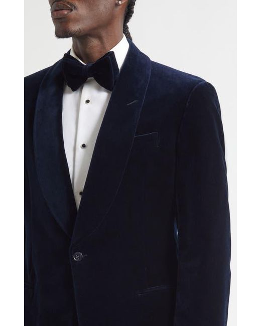Ralph Lauren Blue Classic Velveteen Dinner Jacket for men