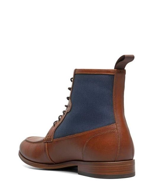 Stacy Adams Brown Brumley Moc Toe Lace Up Boot for men