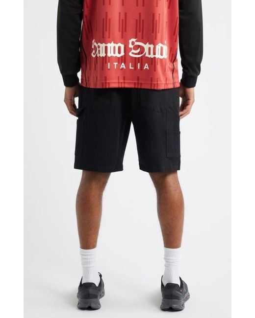 Saint Studio Black Painter Shorts for men