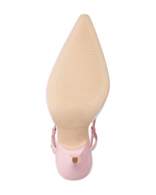 Marc Fisher Pink Torry Slingback Pointed Toe Pump