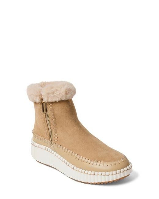 Jack Rogers Natural Janetta Faux Fur Bootie