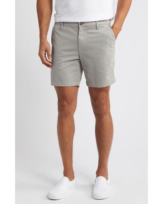 AG Jeans Gray Cipher 7-inch Chino Shorts for men