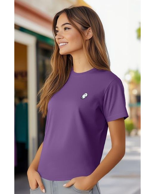 Alix Purple Ghost Relaxed Tee