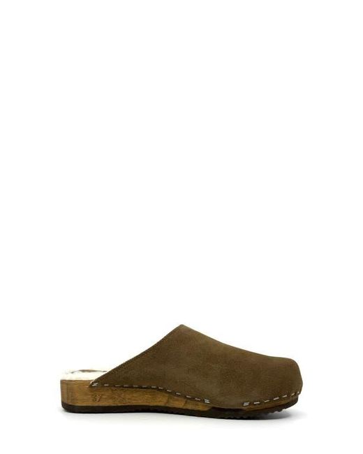 KUNSTEN Multicolor Ella Genuine Shearling Lined Clog