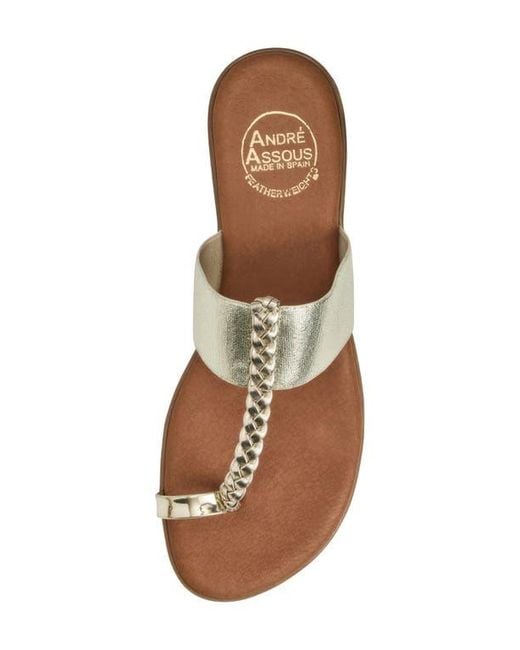 Andre Assous Multicolor Neo Toe Loop Sandal