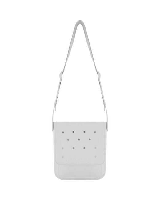 CROCSTM White Classic Crossbody With Front Flap