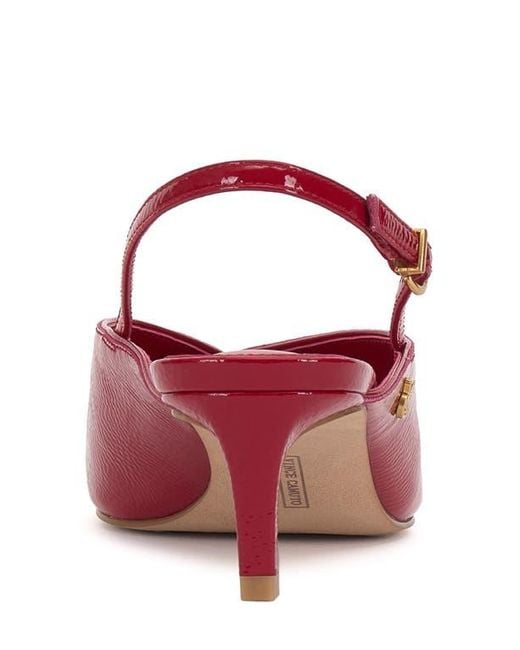 Vince Camuto Red Kylien Slingback Pointed Toe Pump