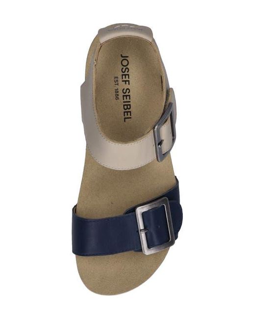 Josef Seibel Blue Quinn 02 Wedge Sandal