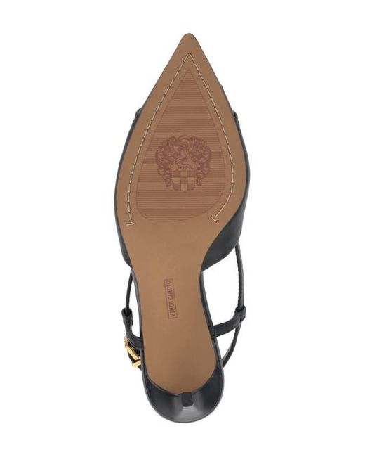 Vince Camuto Black Kelten Slingback Pointed Toe Pump