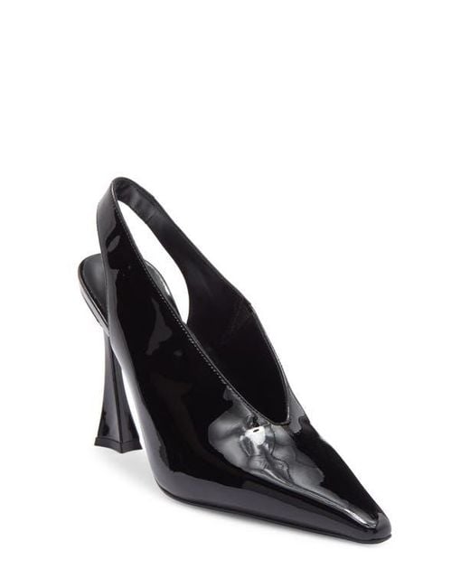 Jeffrey Campbell Black Alimony Slingback Pump