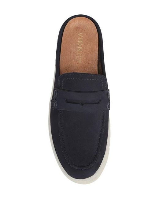 Vionic Blue Uptown Penny Loafer Mule
