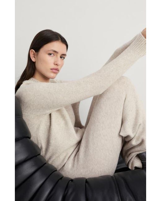 Mango White Knit Pants