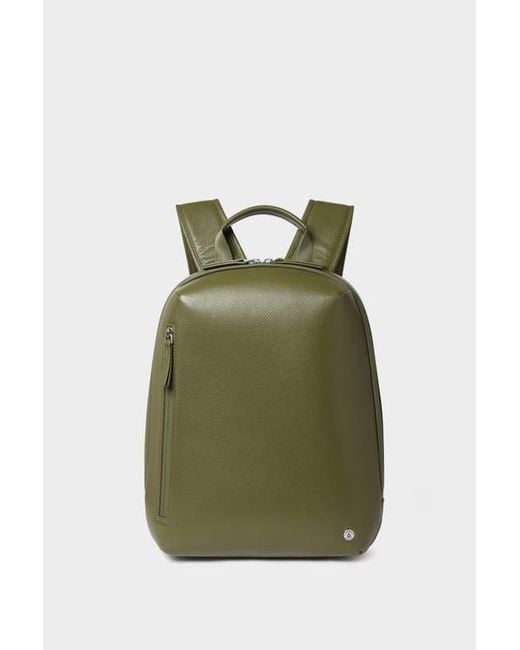 Osprey Green The Venture Leather Backpack for men