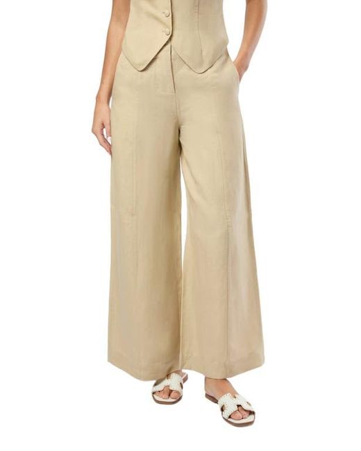 Onia Natural Air Linen Palazzo Pant
