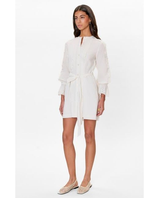 Rebecca Taylor Lorelai Tunic Dress in Natural | Lyst