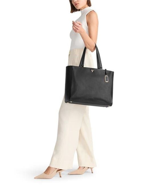 Tumi Black Large Vail Leather Tote