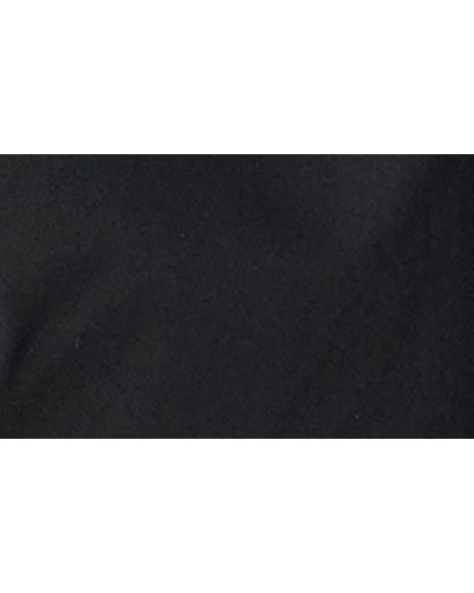 Carolina Herrera Black Bishop Sleeve Cotton Blend Wrap Top
