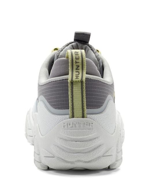 Hunter White Sara Waterproof Sneaker