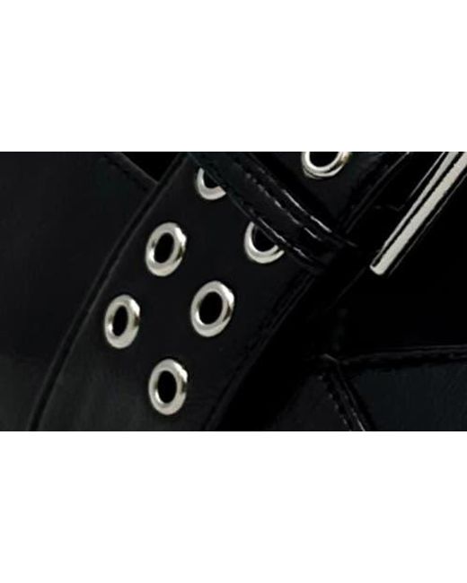 Shu Shop Black Buckle Flat