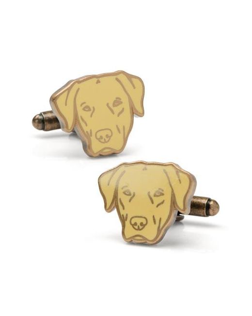 Cufflinks Inc. Metallic Labrador Cuff Links for men