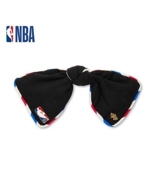Lele Sadoughi Black Nba Bow Barrette