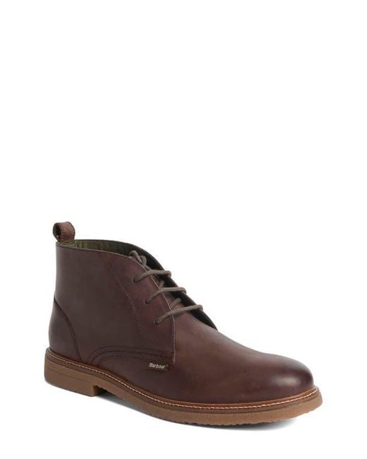 Barbour Brown Kirkstone Desert Boot for men
