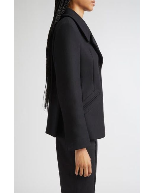 Partow Black Jesse Virgin Wool Blend Jacket