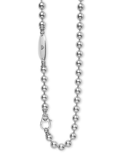 Lagos Black 8Mm Ball Chain Necklace