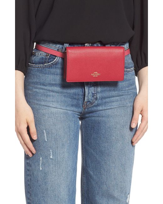 convertible belt bag coach