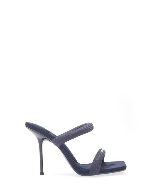 Alexander Wang Blue Julie Padded Slide Sandal